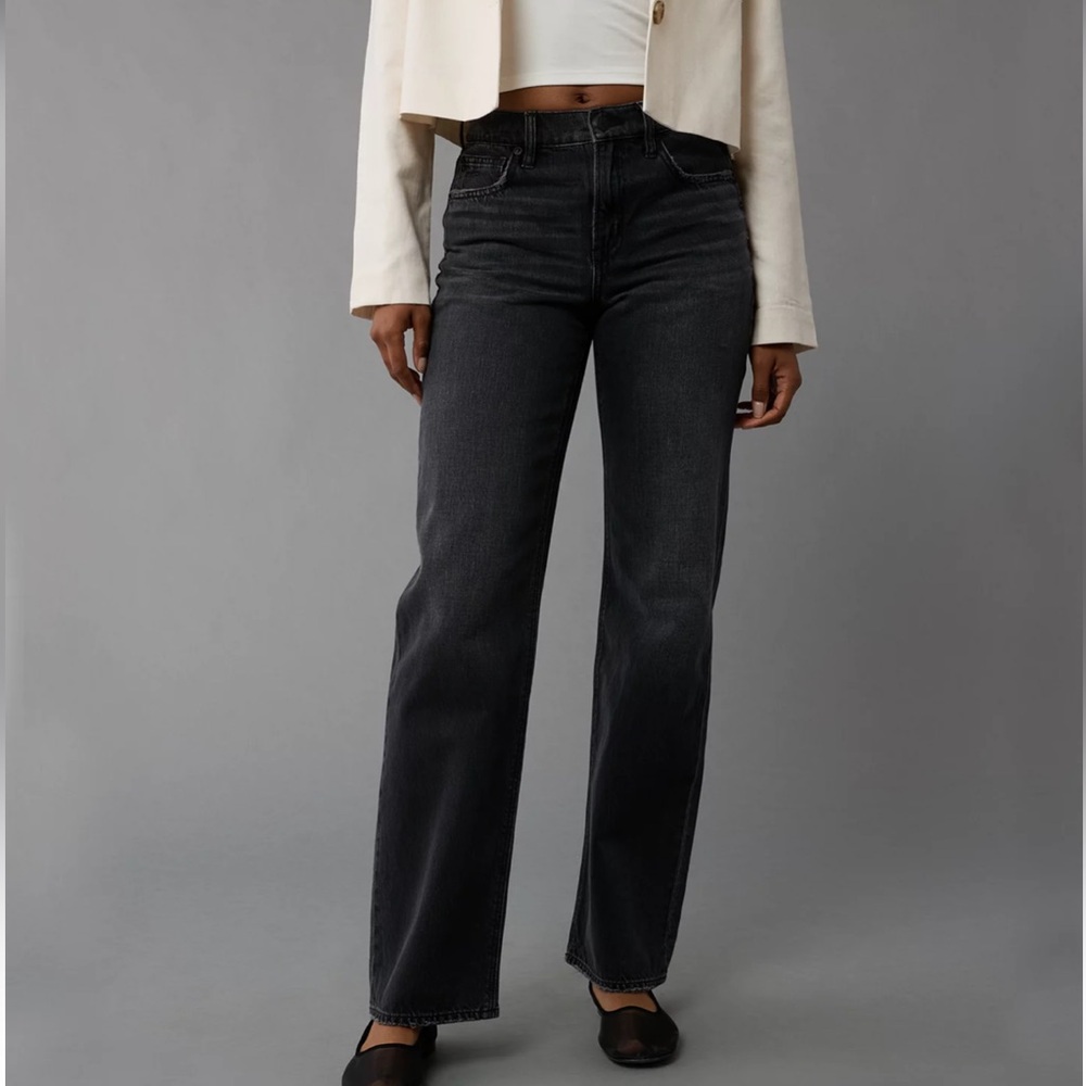 American Eagle Outfitters Charcoal Denim Jeans